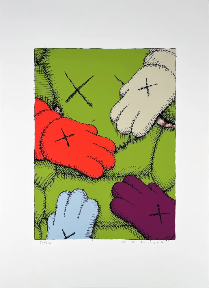 Screenprint Kaws - Urge 9