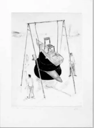 Engraving Kcho - Ideas En Conflicto