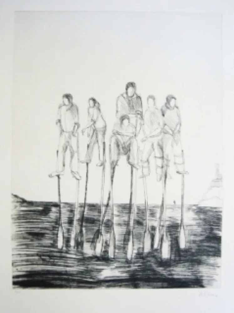 Lithograph Kcho - Pero de aqui