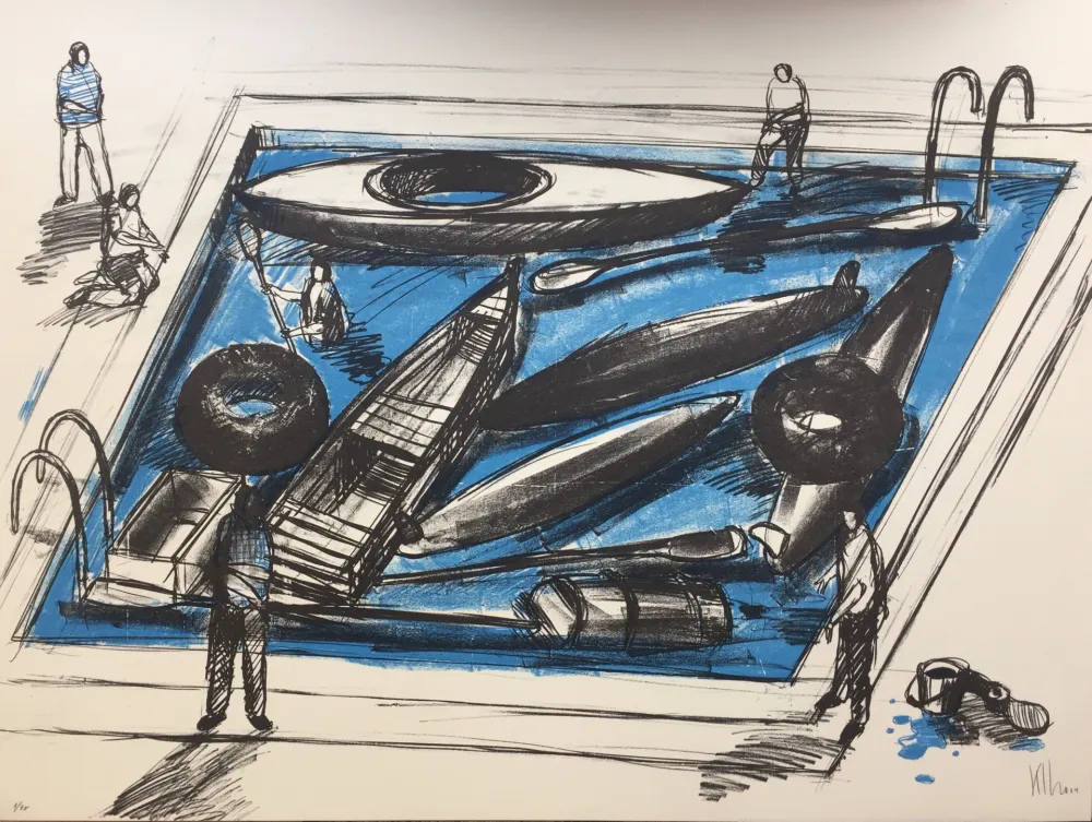 Lithograph Kcho - Regresa vida mia que te espero 1