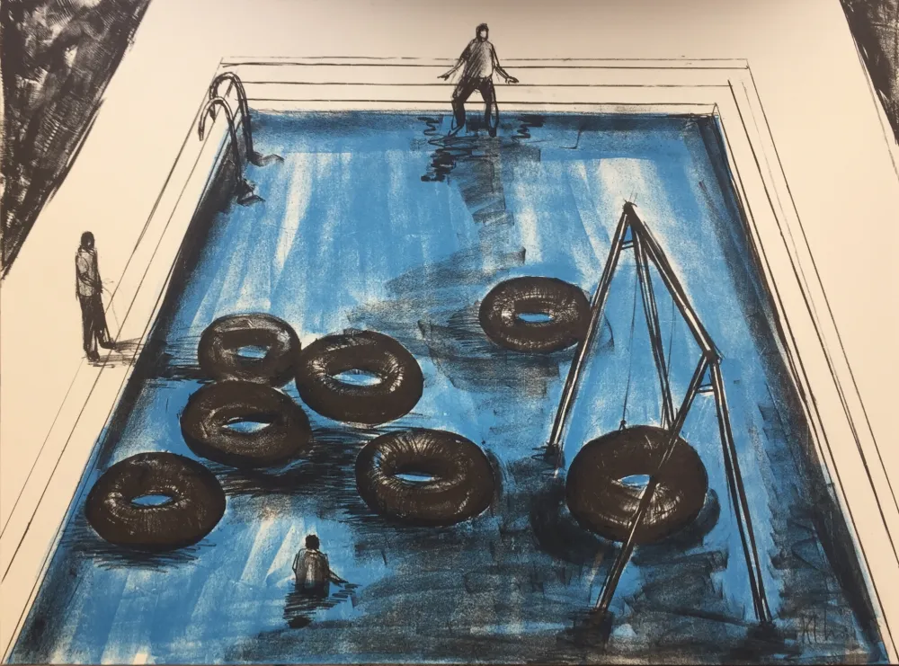 Lithograph Kcho - Regresa vida mia que te espero 3 