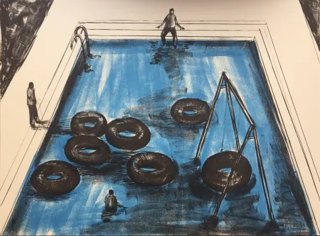 Lithograph Kcho - Regresa vida mia que te espero 3 