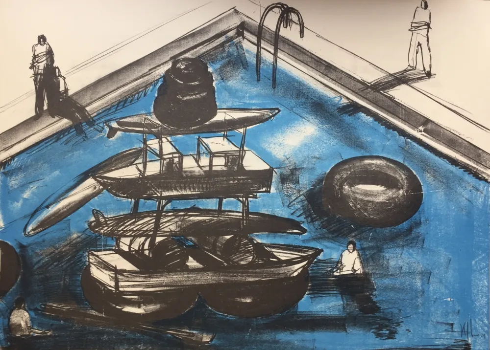 Lithograph Kcho - Regresa vida mia que te espero 4