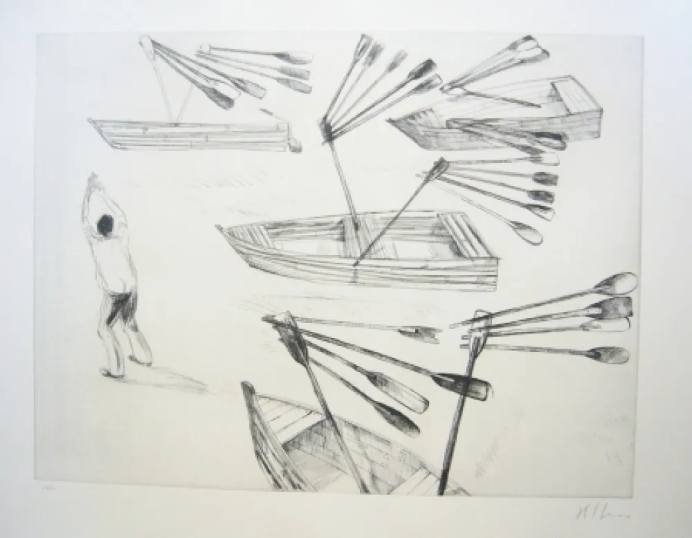 Etching And Aquatint Kcho - Sans titre 2