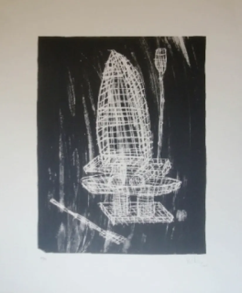 Lithograph Kcho - Sans titre