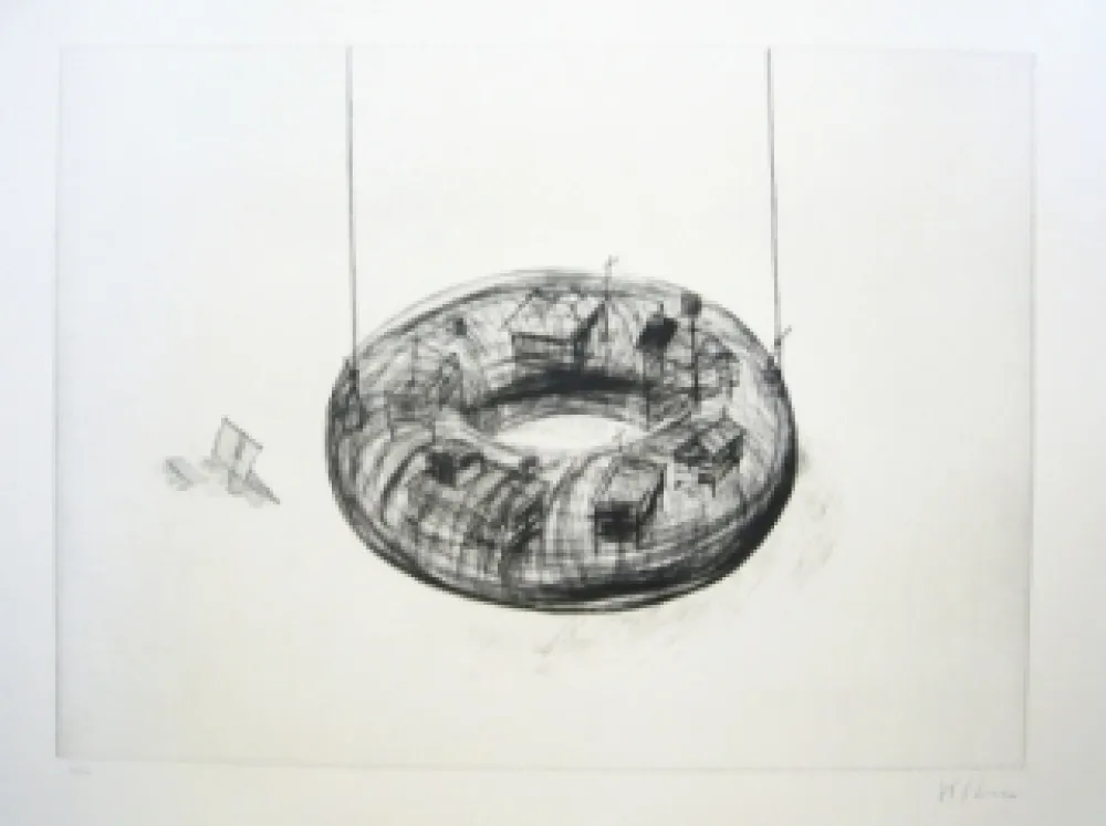 Etching And Aquatint Kcho - Sans titre