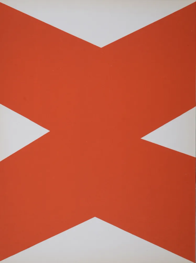 Lithograph Kelly - Abstract Composition (E), 1958