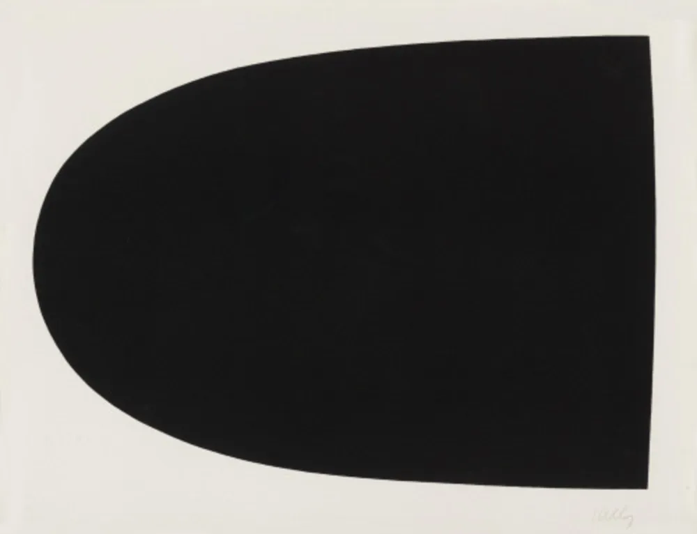 Lithograph Kelly - Black, from the 9 Portfolio