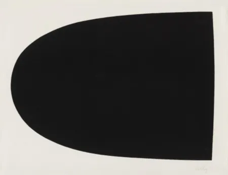 Lithograph Kelly - Black, from the 9 Portfolio