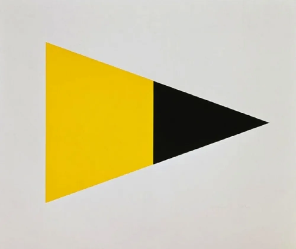 Lithograph Kelly - Black Yellow