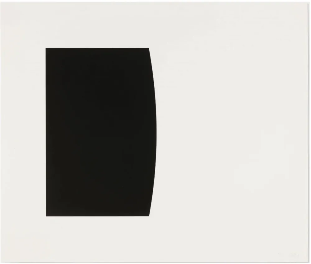 Lithograph Kelly - Canigou - from the Third Curve series