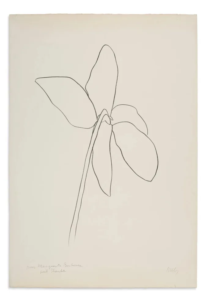 Lithograph Kelly - Cyclamen IV, 1964-1965