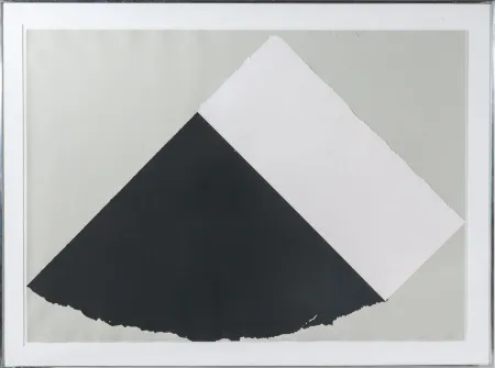 Screenprint Kelly - Dark Gray and White