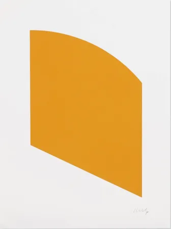 Lithograph Kelly - Orange (Curve)