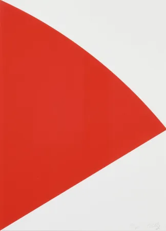 Lithograph Kelly - Red Curve (For Joel)