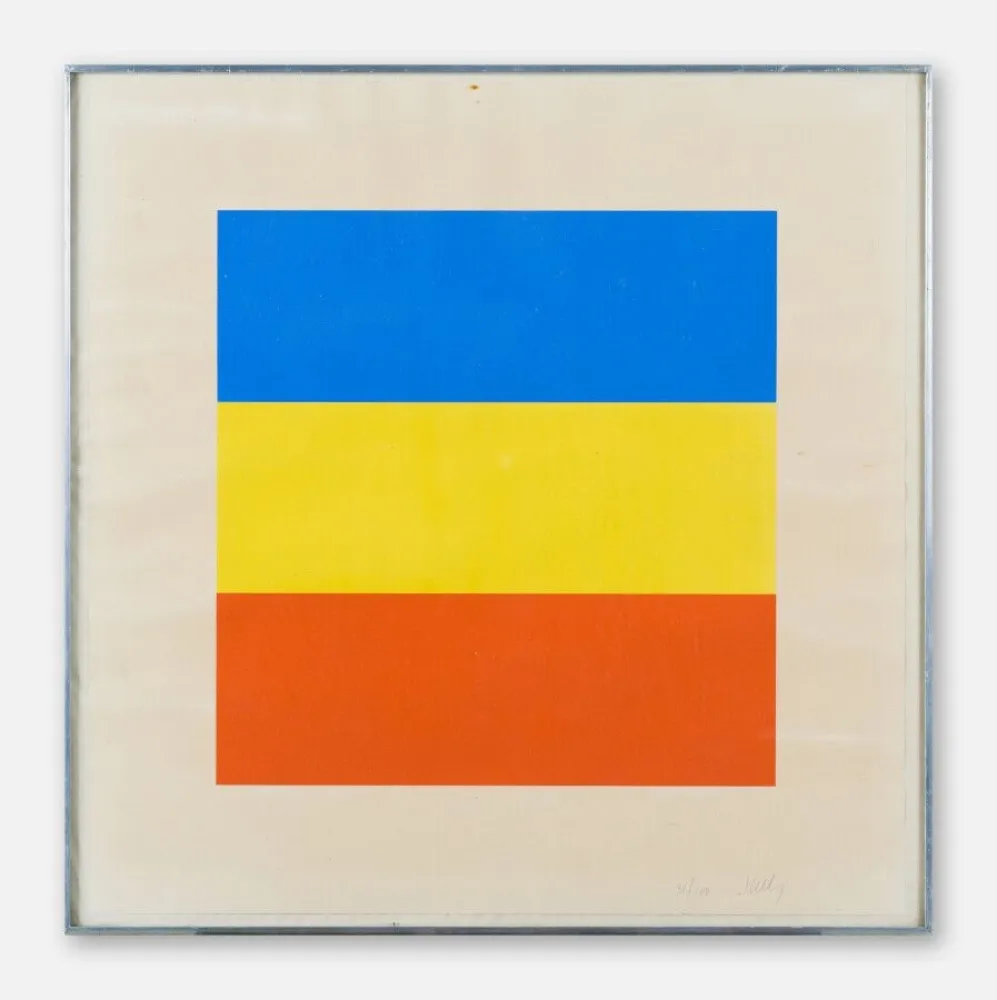 Screenprint Kelly - Red, Yellow, Blue.