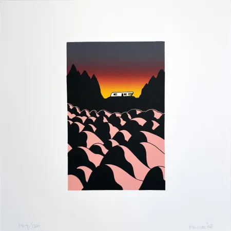 Lithograph Ken - Living with Rocks from the Artists for Obama Portfolio