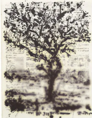 Etching Kentridge - Stone Tree II