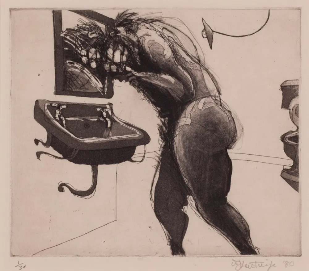 Etching And Aquatint Kentridge - Untitled, from the 