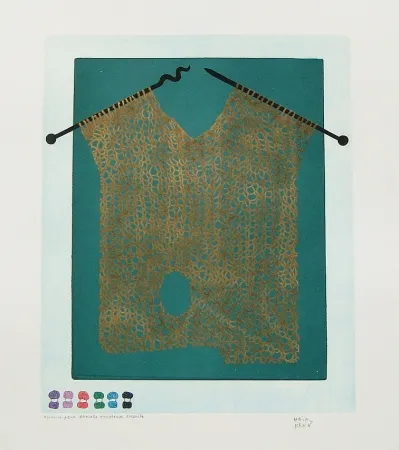 Etching And Aquatint Kern - Bonjour Max Ernst