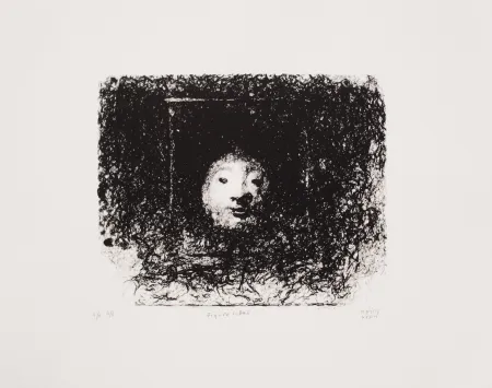 Lithograph Kern - Figure libre