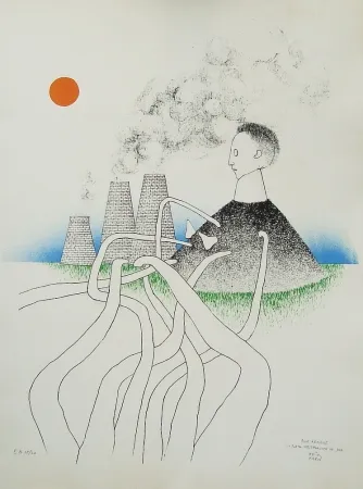 Lithograph Kern - La porta westphalica de jour