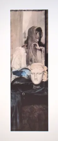 Offset Khnopff - Une aile bleue, 1894