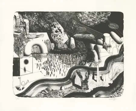 Lithograph Killoffer - Première Pierre