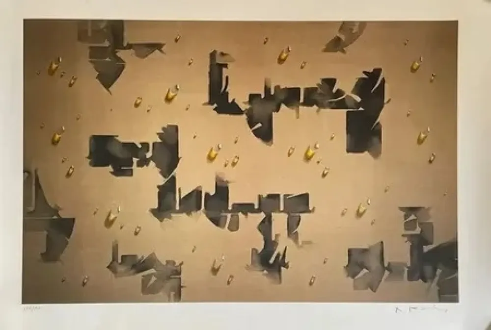 Lithograph Kim - Gouttes  circa 2008