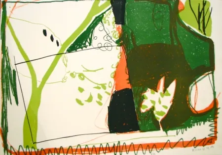 Lithograph Kimura - Untitled