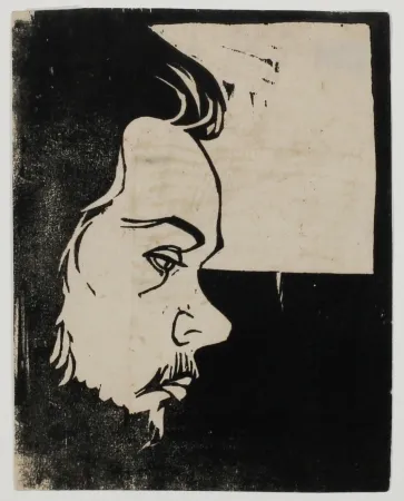 Woodcut Kirchner - Erich Heckel