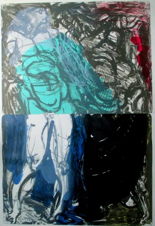 Lithograph Kirkeby - Den Danske Radeerforening