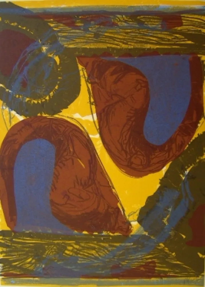 Lithograph Kirkeby - None