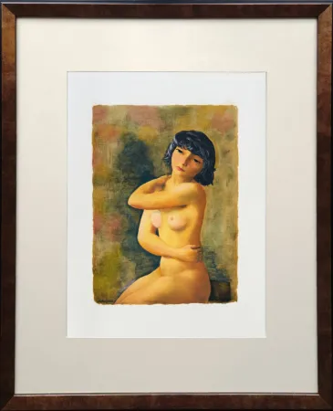 Lithograph Kisling - Gitane surprise (Gitane Surprise)