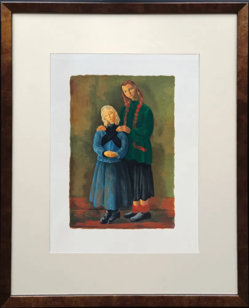 Lithograph Kisling - Les enfants inspirés (Inspired Children)