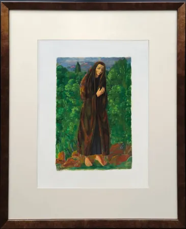 Lithograph Kisling - Vieille caraque (Old Carrack)