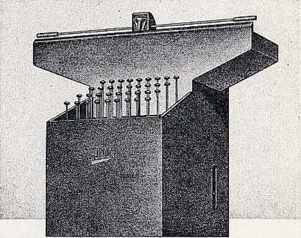Etching Klapheck - Père maternel (Le)