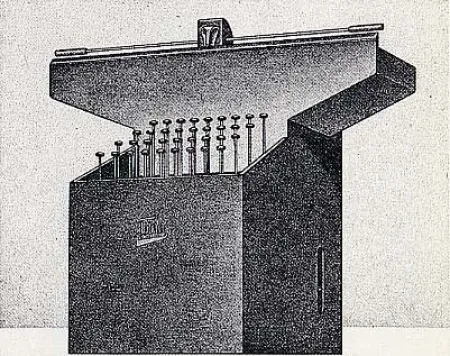 Etching Klapheck - Père maternel (Le)