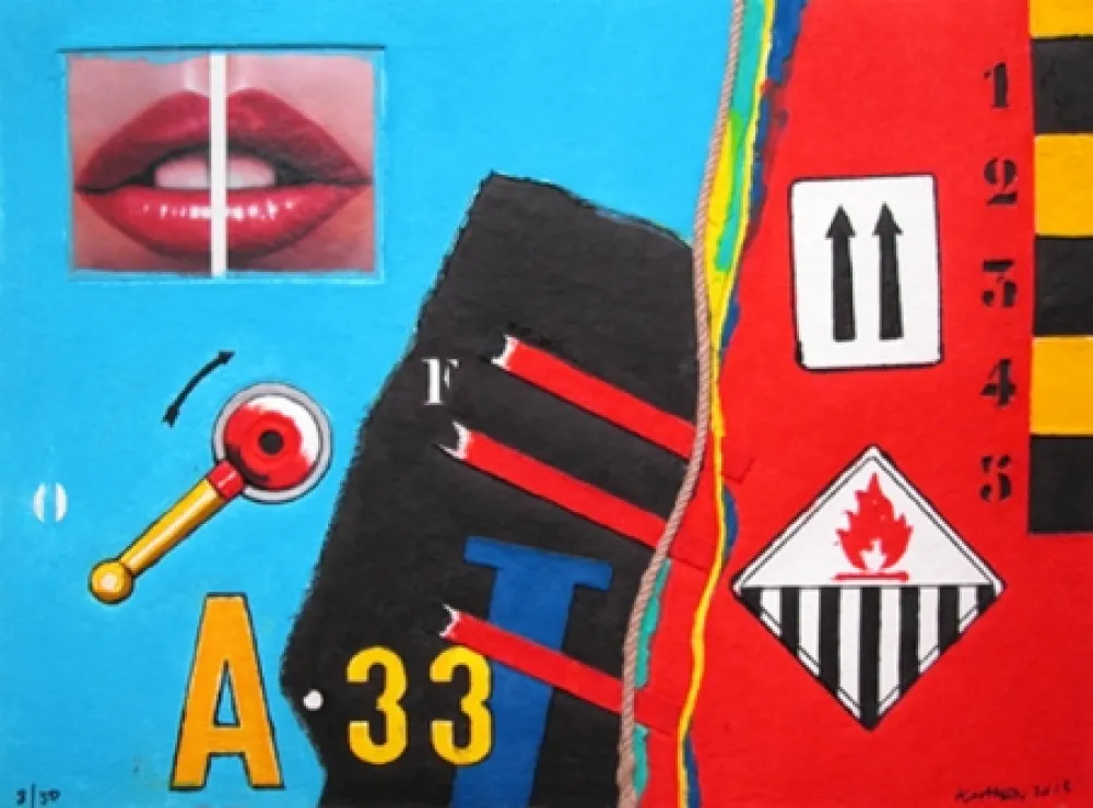 No Technical Klasen - A 33 - Aquagravure de Peter KLASEN