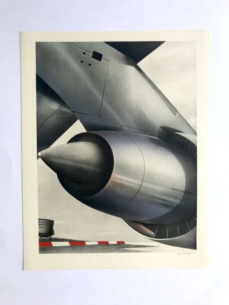 Lithograph Klasen - Aérodrome (L'Air II)