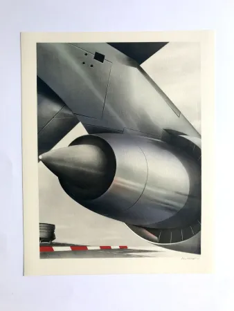 Lithograph Klasen - Aérodrome (L'Air II)