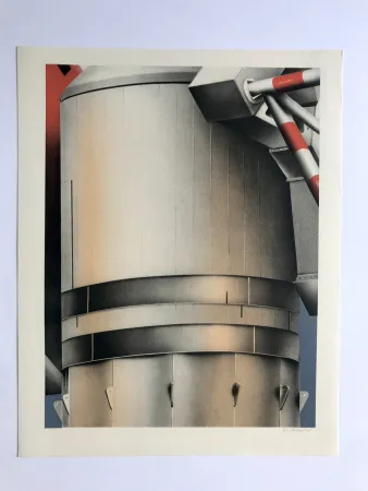 Lithograph Klasen - Antenne (L'Air V)