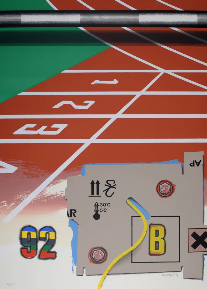 Screenprint Klasen - Composition