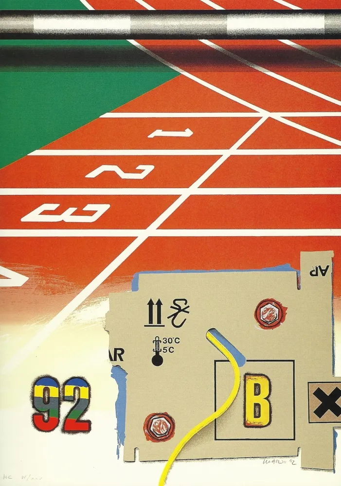 Lithograph Klasen - JO BARCELONE 1992