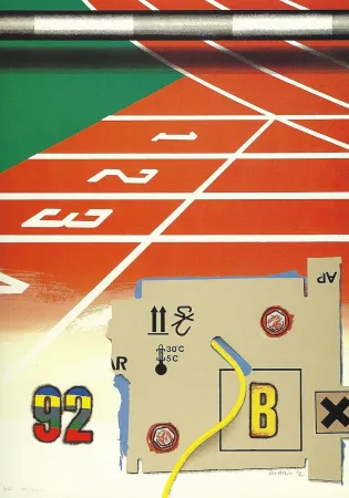 Lithograph Klasen - JO BARCELONE 1992