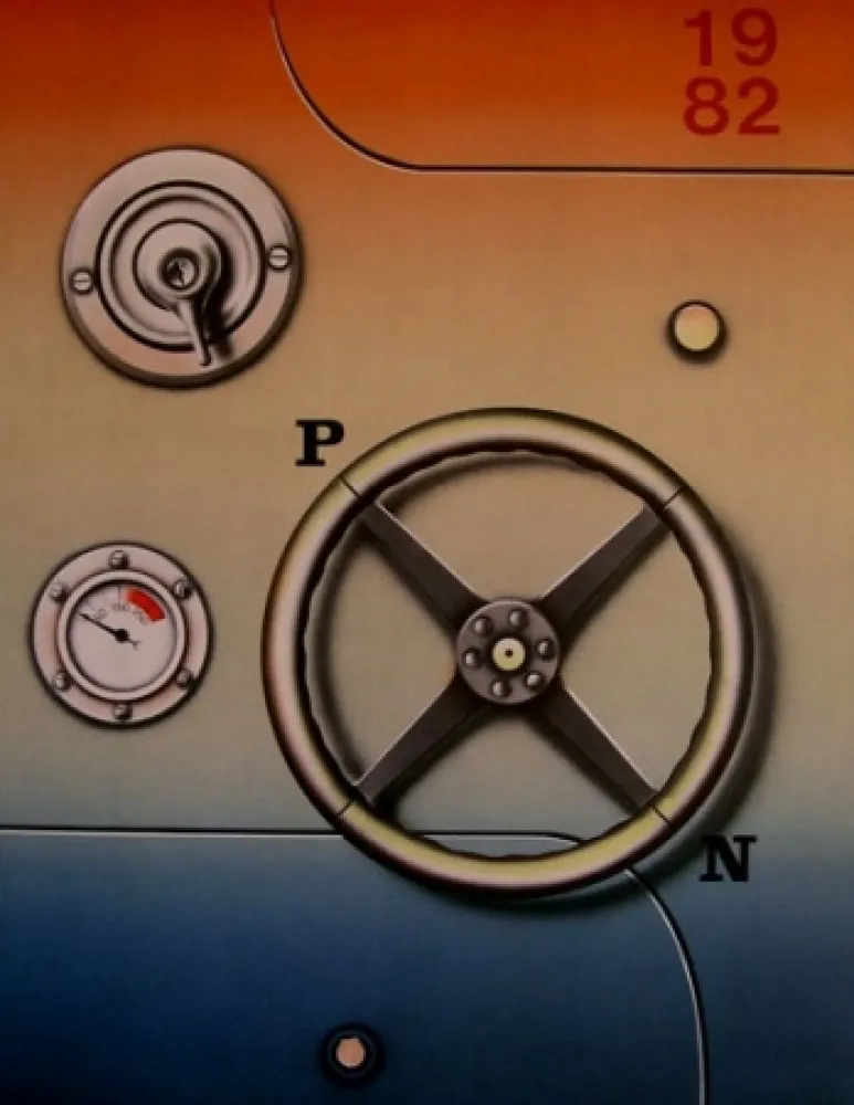 Lithograph Klasen - Paris-Nice