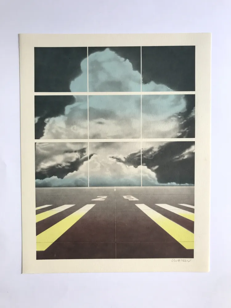 Lithograph Klasen - Piste d'envol (L'Air I)