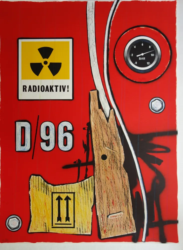 Lithograph Klasen - Restricted Area