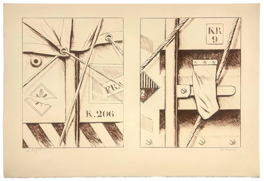 Lithograph Klasen - Sans titre