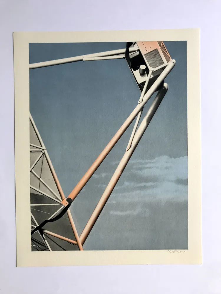 Lithograph Klasen - Télécommunications (L'Air IV)